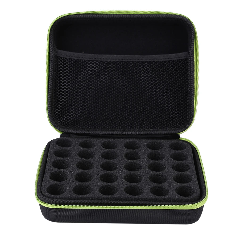 Portable Essential Oil Storage Case – 60/30 Bottles, 15/10ml Perfume Carrying Bag for Travel