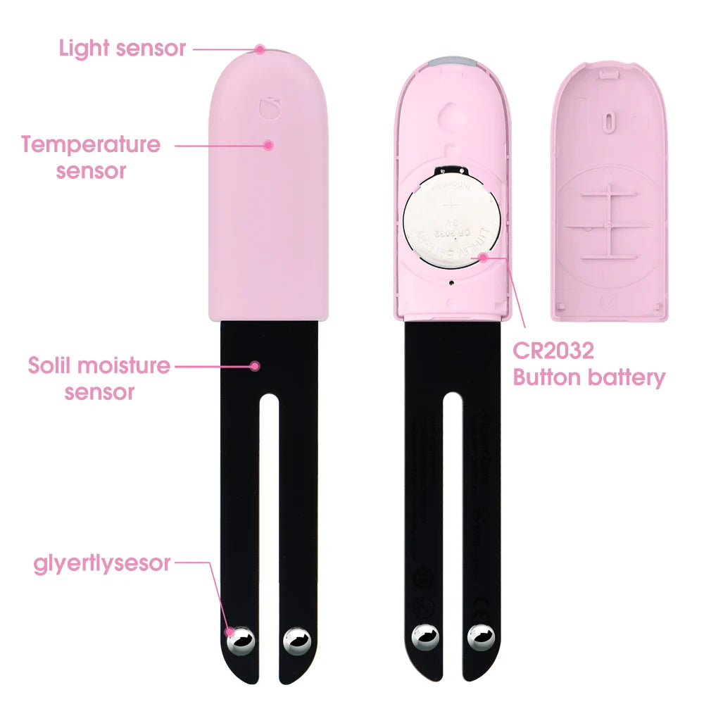 HHCC Flower Monitor – Smart Garden Care Sensor for Plants, Soil, Water & Fertility, Compatible with Xiaomi