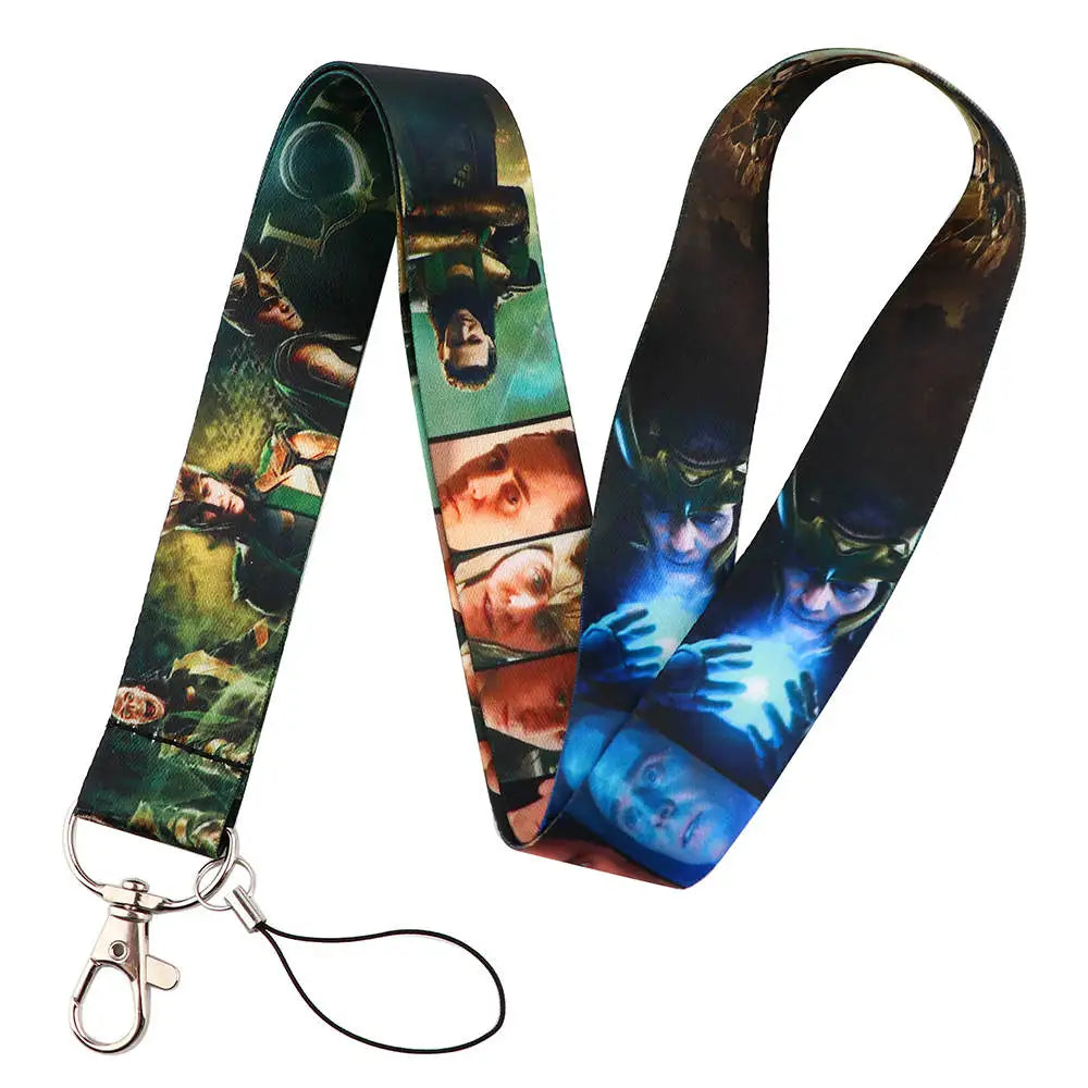 Cartoon Credential Holder Keychain – Cool Lanyard for Key, ID Card, Gym Badge & Cosplay Gift