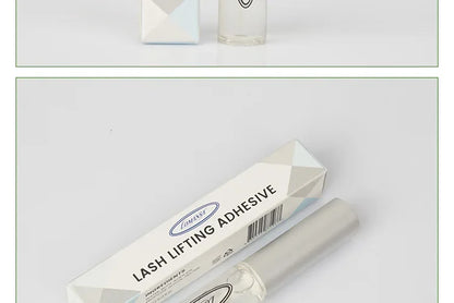 Eyelash Glue for Curling Thick Lashes - Transparent Liquid Adhesive for Lash Perms
