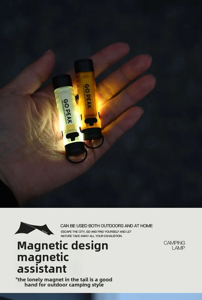 MOUNTAINHIKER LED Pocket Hat Clip Flashlight – Portable Rechargeable Clip-On Light for Camping & Outdoor Use