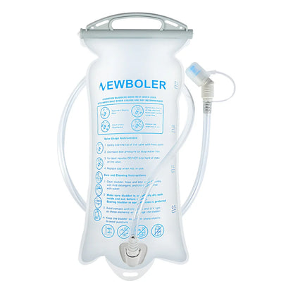 NEWBOLER Outdoor Sport Water Bladder — 1.5L/2L/3L TPU Soft Flask for Camping, Running & Biking