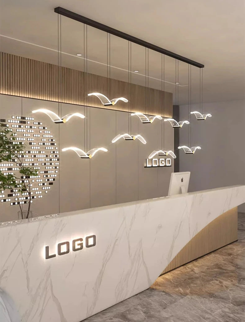 Modern LED Pendant Light – Home Decor Chandeliers for Living Room & Dining Room Indoor Hanging Lighting