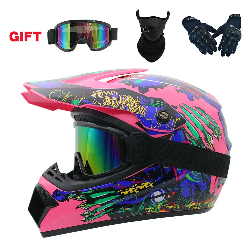 Full Face Off-Road Motorcycle Helmet – Downhill AM DH Cross Motocross Capacete Casco   2/2