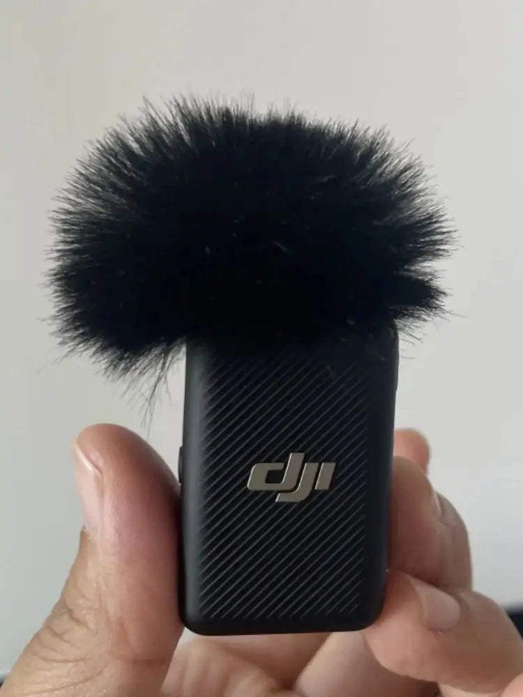 Universal Furry Dead Cat Windscreen – Lavalier Microphone Wind Muff for DJI Mic & Blue Mantis