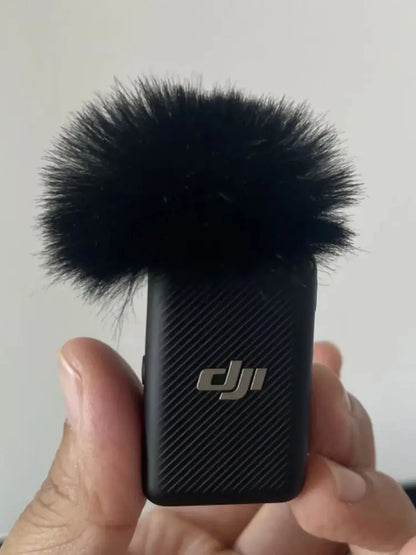 Universal Furry Dead Cat Windscreen – Lavalier Microphone Wind Muff for DJI Mic & Blue Mantis