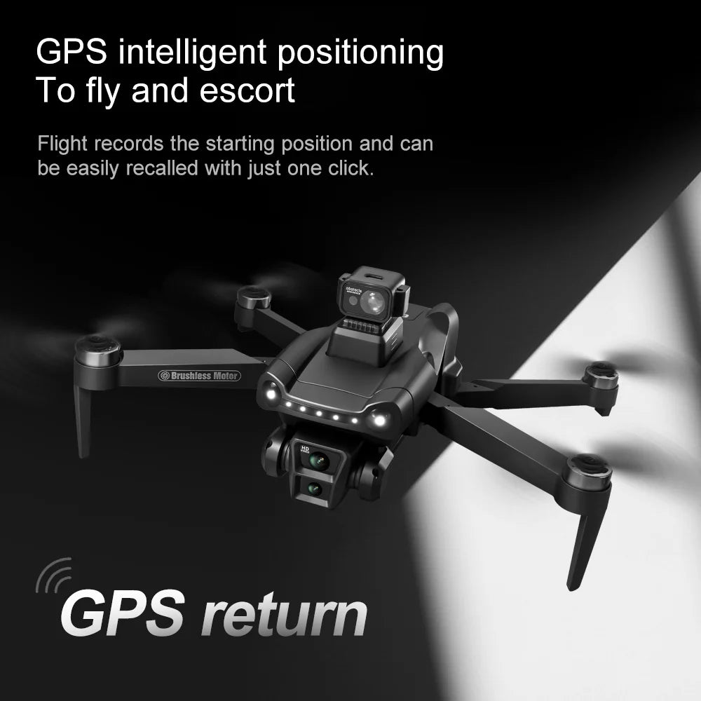 Xiaomi V198GPS Drone with 8K HD Camera – Foldable Brushless Quadcopter with Obstacle Avoidance & Optical ESC Aerial Tech