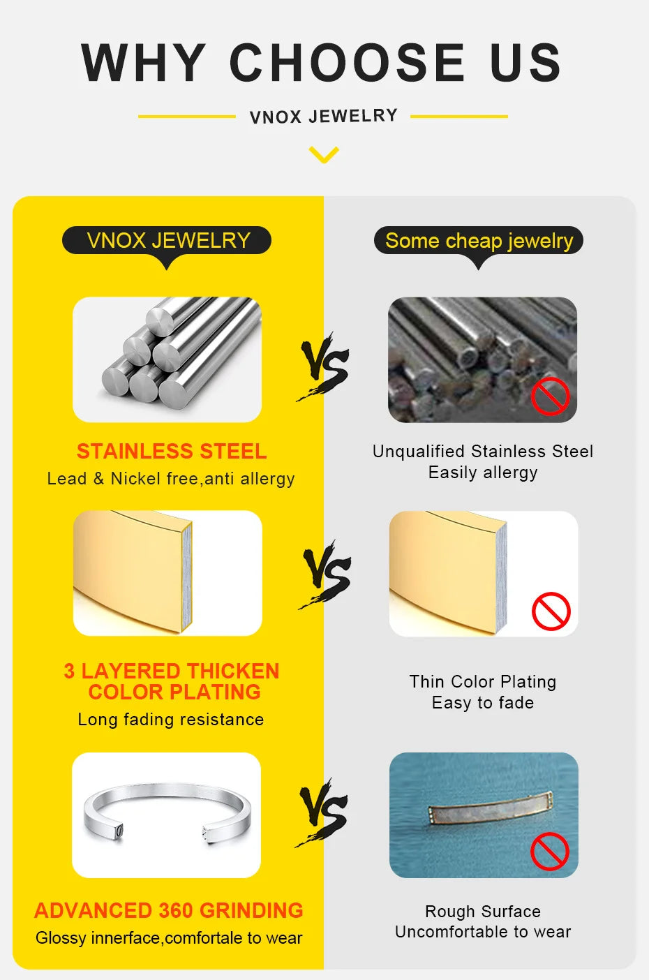 Vnox Stylish Men's Square Natural Stone Necklace - Stainless Steel Geometric Polygon Pendant, Casual Punk Jewelry Gift