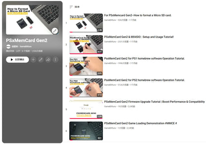 Bitfunx PSxMemCard Gen2 – SD2PSXTD Save Storage for PS1 & PS2 Games, Compatible with PlayStation Consoles