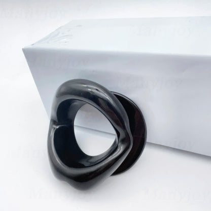 Soft Silicone Dog Bone Ball Gag – Open Mouth BDSM Bondage Harness, Adult Sex Toy for Women