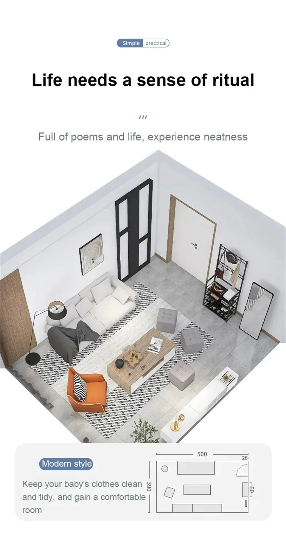 Multi-Layer Shoe and Hat Rack - Multifunctional Floor Standing Storage for Shoes, Sneakers, and Coats, Dormitory Organizer Cabinet