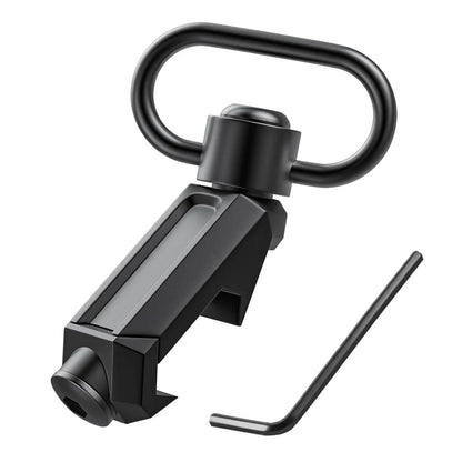 2PCS Tactical QD Sling Swivel Mount – 360° Quick Release Adapter for Rifle, Gun Sling Buckle Attachment Accessory