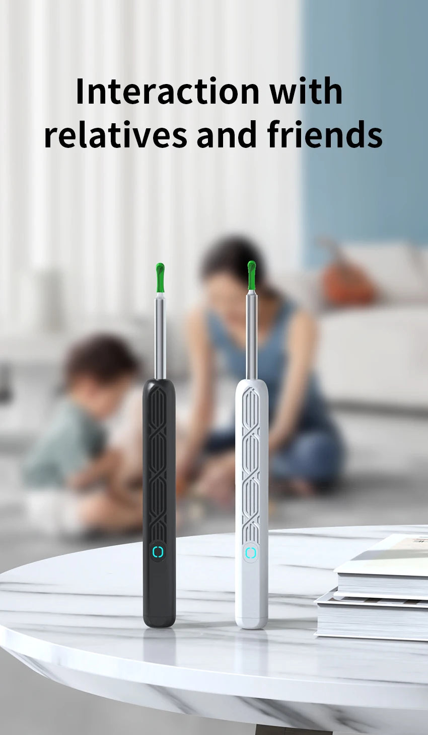 2025 Wireless Smart Earpick – HD Camera Ear Wax Cleaner with 6 LED Lights for iOS & Android