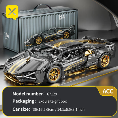 ToylinX 1:14 Supercar Building Block Toy – Optional Power Group, Technology Design for Adults & Kids, Christmas Gift with Box