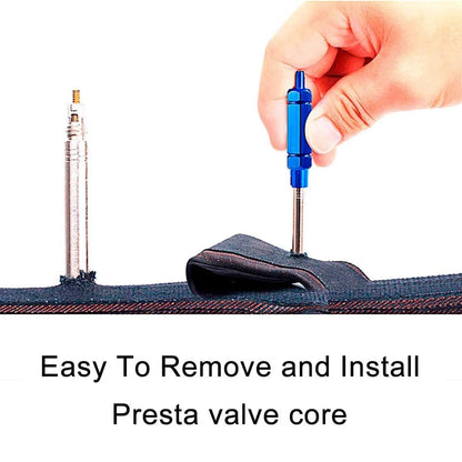 Valve Core Remover Tool – Presta & Schrader Tire Wrench for Bike, Car, Motorcycle & Bicycle Valve Repair