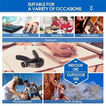 Professional R-Shaped Spring Grip - Wrist Strength and Arm Muscle Training Equipment for Finger Rehabilitation and Exercise Fitness - Improve Your Strength Today!