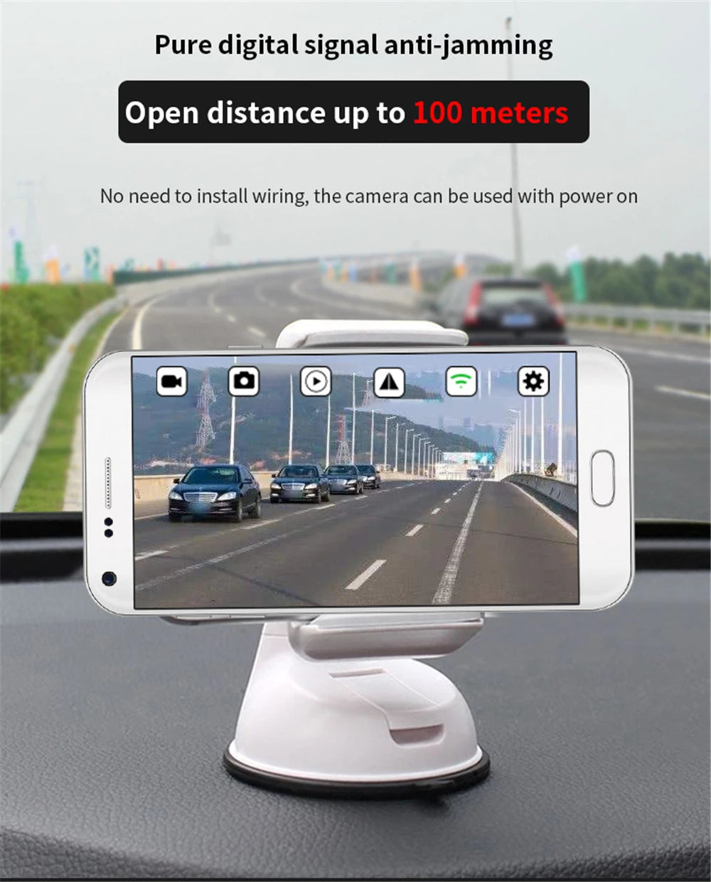 Wireless Car Rear View Camera — HD 170° Waterproof Backup Camera for A ...
