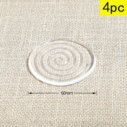 Anti-Slip Transparent Silicone Furniture Pads — Adhesive PU Cushions for Table, Sofa, Bed Legs, and Noise Reduction