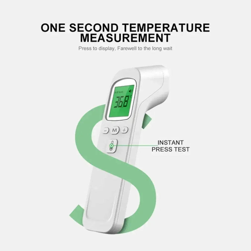 Medical Digital Infrared Thermometer – Quick Temperature Measurement, Handheld Non-Contact Body and Forehead Thermometer