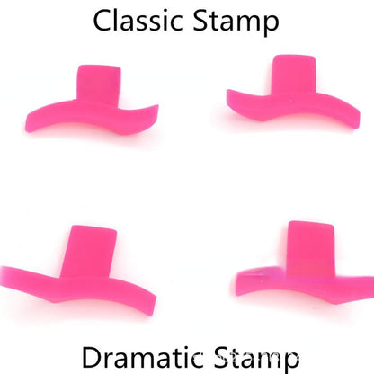 2Pcs Eyeliner Template Set - Professional Cat Eye Makeup Stencils, Wing Style Liner Stamping Tools