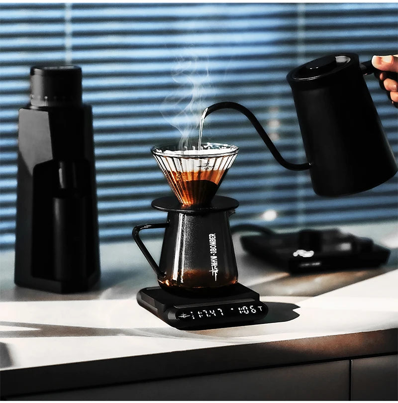 MHW-3BOMBER 500ml Glass Coffee Server — Espresso Dripper & Pour-Over Brewer Pot for Home Kitchen