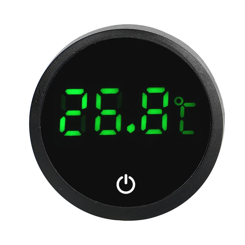 Aquarium Self-Adhesive LCD Thermometer – Digital Mini Fish Tank & Terrarium Temperature Monitor with Large Screen