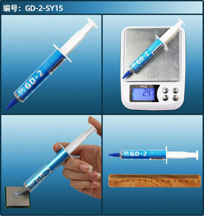 GD900/GD-2 Thermal Conductive Grease – Silicone Heatsink Paste 7g/15g/30g for PC, CPU, GPU, LED & VGA Cooling