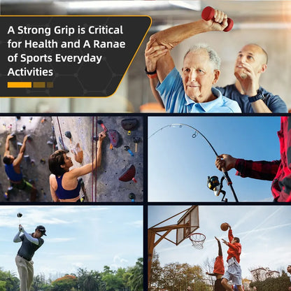 Digital Grip Strength Tester: 265lbs/120kg Hand Dynamometer with USB LCD Screen - Ideal for Power Training & Sports