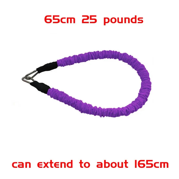 Thickened Latex Resistance Bands — 30/42/65/80cm Pull Rope for Gym, Fitness Training & Taekwondo (Customizable)