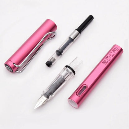 EF Fountain Pen Set: 0.38mm Replaceable Ink Refill - Ideal for Students, Business, School, Office Supplies