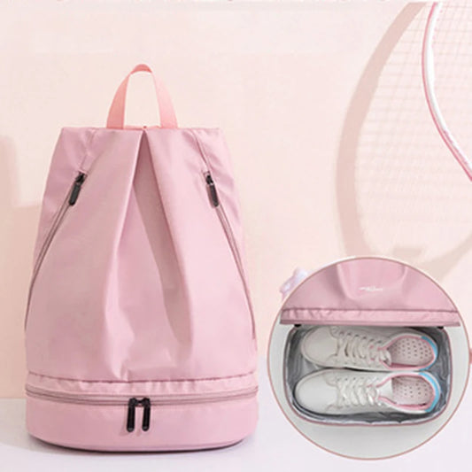 Waterproof Wet Dry Separation Fitness Bag - Travel Sport Bag for Swimming, Basketball, Soccer, Hiking, Climbing