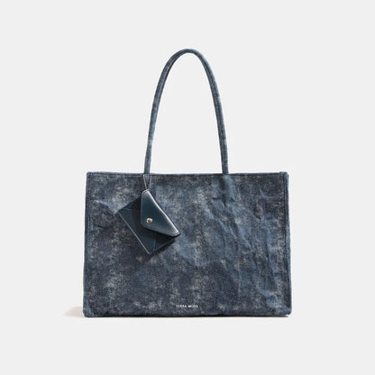 2025 Women’s Pleated Tote Bag – Luxury Vintage Oil-Wax Handbag, Large Capacity Shoulder Purse