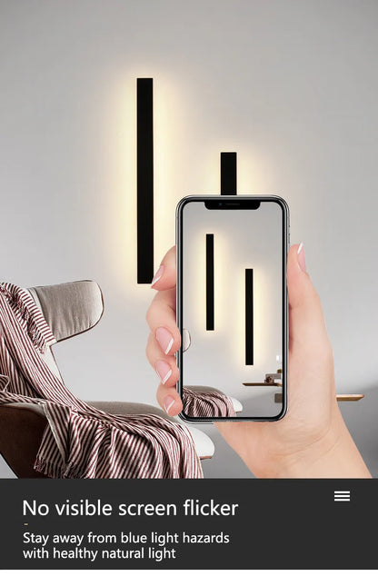 Waterproof Outdoor Wall Light – LED Garden Lamp, Modern Nordic Style for Living Room & TV Background, IP65, 110/220V Wall Washer