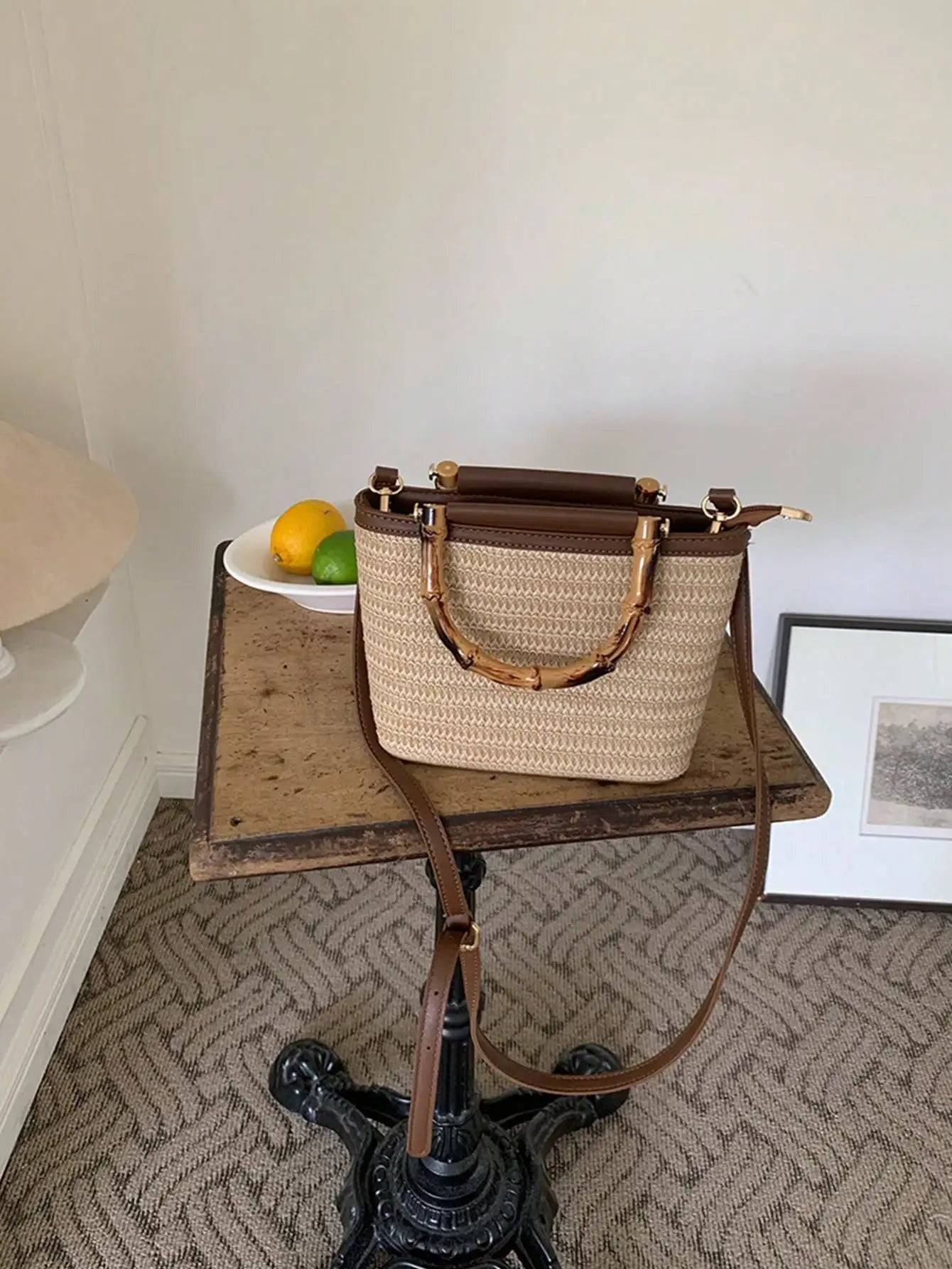 2025 Women’s Summer Woven Bag – Fashion Crossbody & Bucket Shoulder Bag for Casual, Beach, and Daily Use