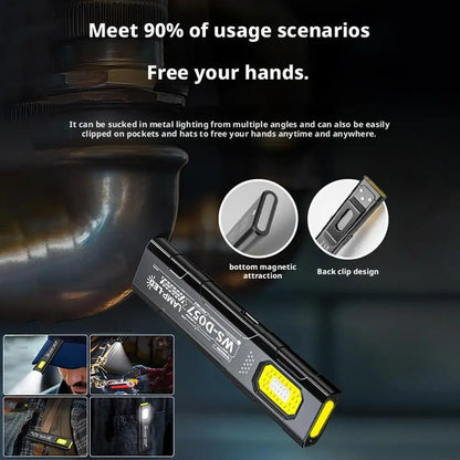 550Lm Outdoor LED Flashlight – Portable Mini Torch with 5 Modes, Pocket Lantern & Work Light