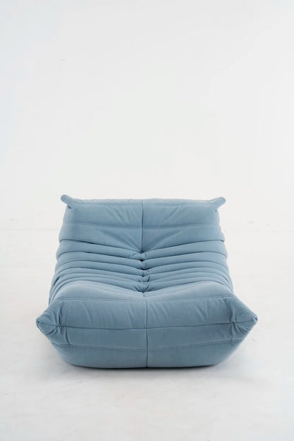 Caterpillar Togo Single Sofa – Tatami-Style Leisure Chair for Living Room or Bedroom, Reading & Relaxing Seat