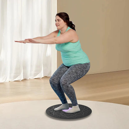 Wobble Balance Board — Non-Slip Portable Stability Trainer for Yoga, Swing & Full Body Exercise