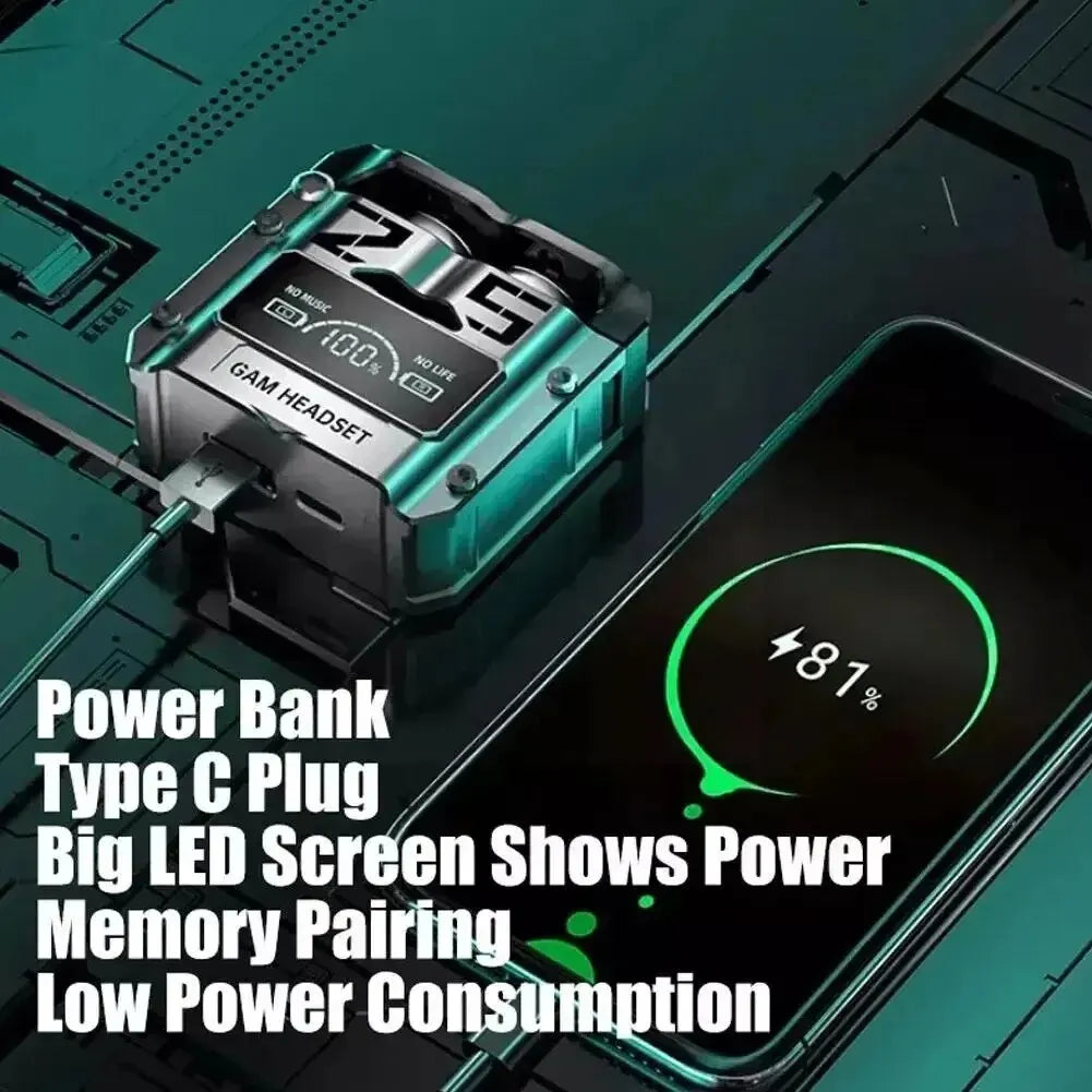 Original M25 TWS Wireless Earbuds – Bluetooth, Touch Control, Noise Reduction Stereo Headphones for Xiaomi & iPhone