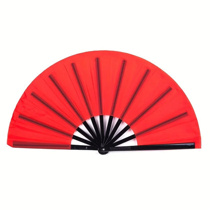 1 Kung Fu Fan – Square Chinese Symphony Fan for Fitness, Dance, Tai Chi & Martial Arts Practice