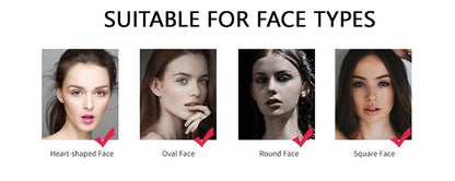 Cat Eye Sunglasses for Women - Oversized UV Protection Outdoor Driving Sunshade Glasses