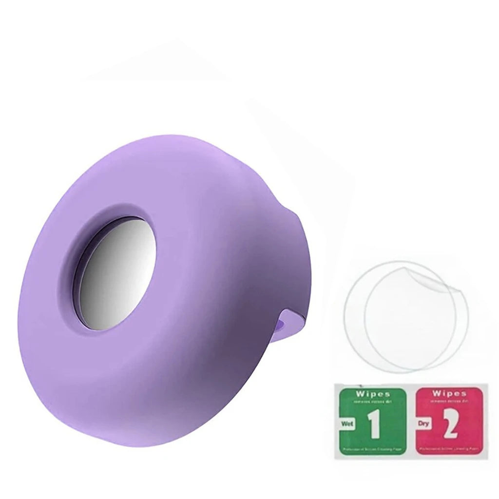 Airtag Dog Collar Holder – Silicone Protective Case for Apple AirTag, Full Body Cover Fits All Collar Sizes