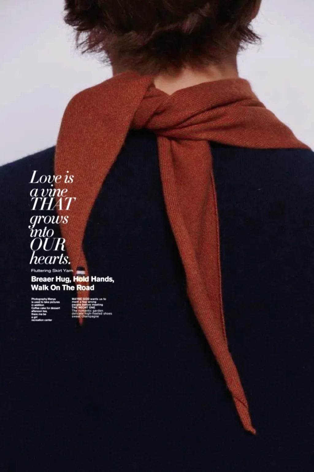 British Korean Style Wool Knitted Triangular Scarf – Multi-Functional Headscarf, Warm Knit Scarf for Women