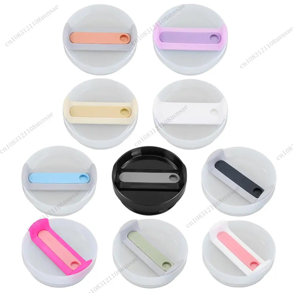 40oz Stanley Tumbler Lid Replacement — Spill-Proof Flip Straw Cap for Water & Coffee