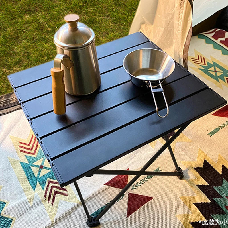 Outdoor Camping Table – Ultra Lightweight Folding Picnic, Egg Roll, Portable Coffee Table for Rent House