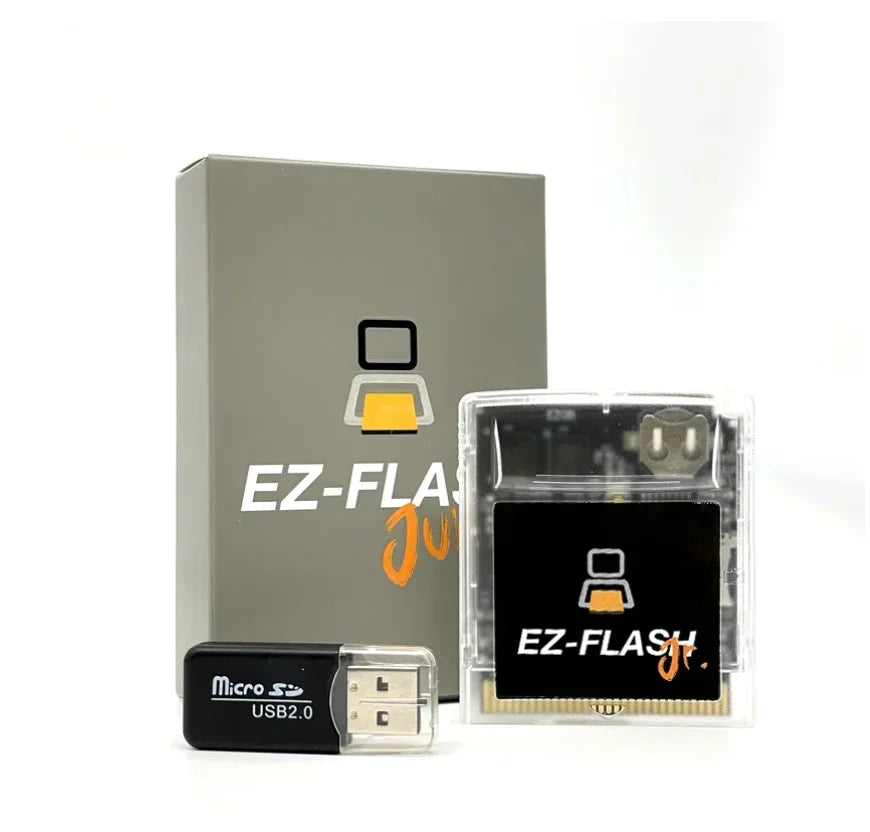 EZ FLASH Junior for GB/GBC – Game Cartridge with Real-Time Clock & 32G ...