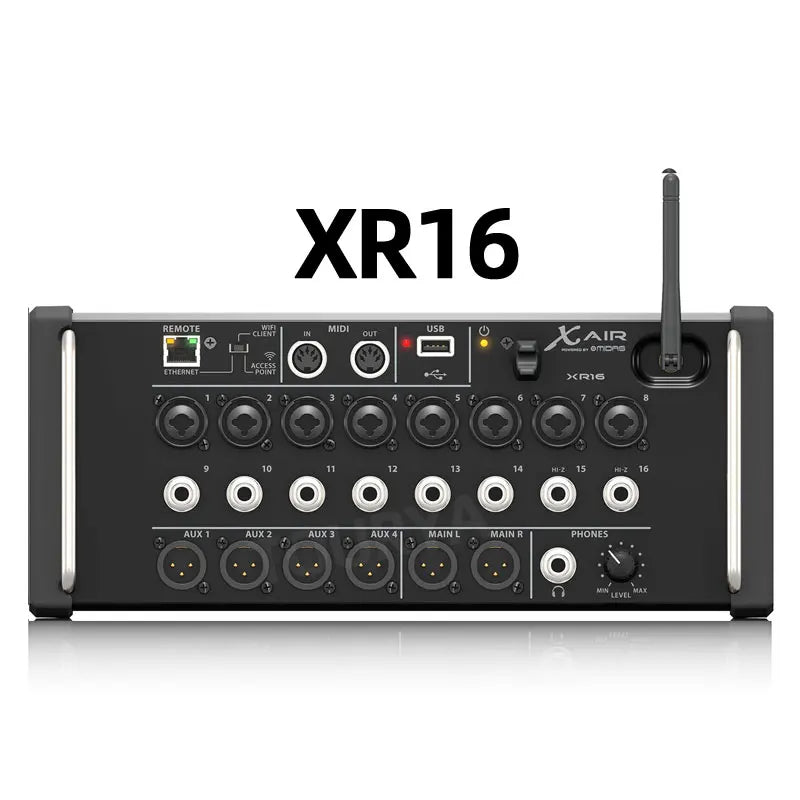 Air 1:1 XR12/XR16/XR18 Rack Mount Digital Mixer – Professional WiFi DSP Audio Mixer for DJ & Studio, USB Recorder Built-in