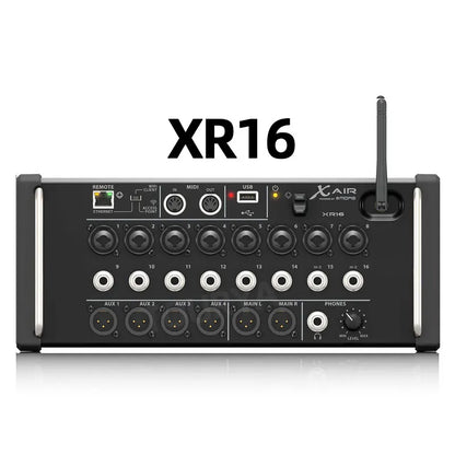 Air 1:1 XR12/XR16/XR18 Rack Mount Digital Mixer – Professional WiFi DSP Audio Mixer for DJ & Studio, USB Recorder Built-in