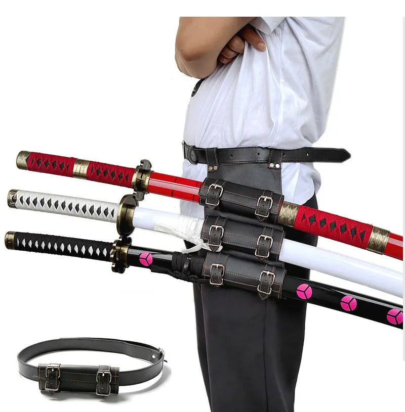 1:1 Roronoa Zoro Katana Wooden Toy Swords – Wado Ichimonji, Shusui, Enma Anime Cosplay Props & Collectible Weapons