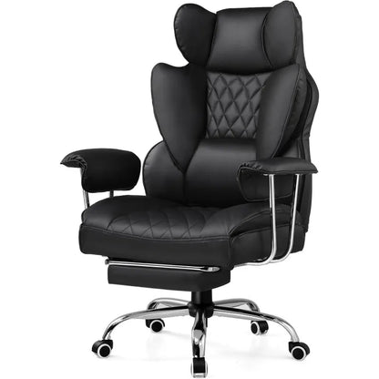 Ergonomic Gaming & Office Chair – Wide Desk Chair with Pocket Spring Lumbar Support