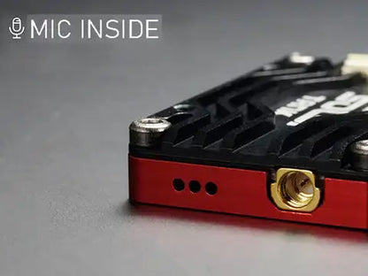 RUSH Solo Tank 5.8G VTX Video Transmitter – 1.6W High Power with Built-in Microphone & CNC Heat Dissipation for RC FPV